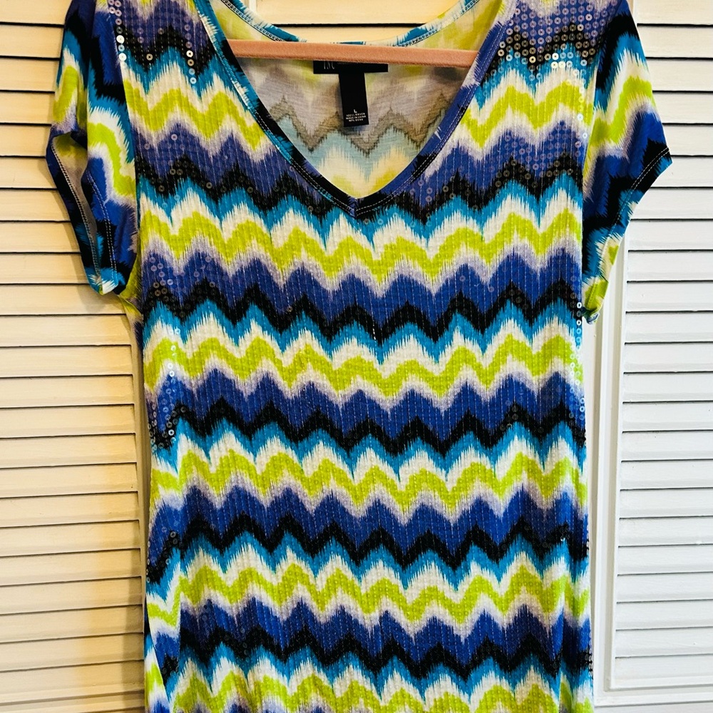 Inc. Brand casual sequined top